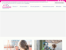 Tablet Screenshot of kroostopvang.nl